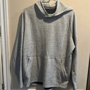 Lululemon grey At Ease men’s hoodie size L like new